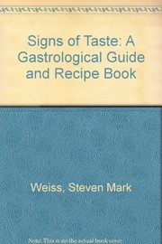 Front cover of Signs of taste by Steve M. Weiss