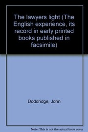 Cover of The lawyers light by Doddridge, John Sir