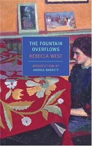 Cover of The fountain overflows by Rebecca West