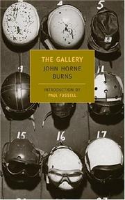 Cover of The Gallery by John Horne Burns