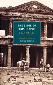 Front cover of The siege of Krishnapur by J.G. Farrell