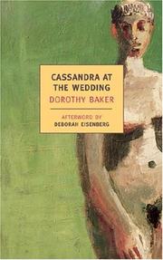 Cover of Cassandra at the wedding by Dorothy Baker