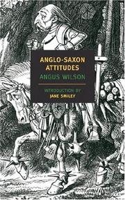 Cover of Anglo-Saxon attitudes by Angus Wilson