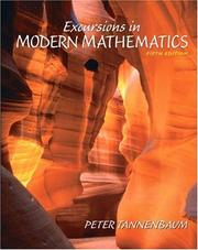 Cover of Excursions in modern mathematics by Peter Tannenbaum