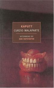 Cover of Kaputt by Curzio Malaparte