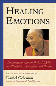 Cover of Healing emotions by Daniel Goleman