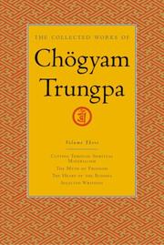 Cover of The Collected Works of Chögyam Trungpa, Volume 3 by Chögyam Trungpa
