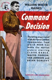 Cover of Command decision by William Wister Haines