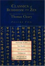 Front cover of Classics of Buddhism and Zen, Volume 2 by Thomas Cleary