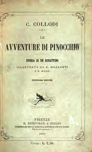 Front cover of Le avventure di Pinocchio by Carlo Collodi