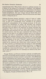 Cover of 'Positive' economics and policy objectives. -- by T. W. Hutchison