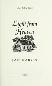 Cover of Light from heaven by Jan Karon