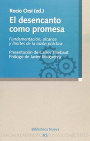 Front cover of El desencanto como promesa by Rocío Orsi