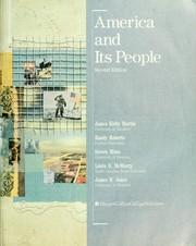 Cover of America and its people by James Kirby Martin