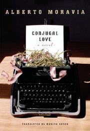 Cover of Conjugal love by Alberto Moravia