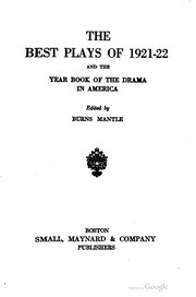Cover of The best plays of 1956-1957 by Louis Kronenberger