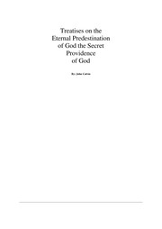 Front cover of Calvin's Calvinism by Jean Calvin
