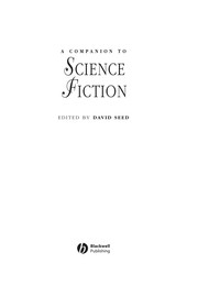 Front cover of A companion to science fiction by David Seed