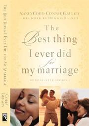 Cover of The Best Thing I Ever Did for My Marriage by Nancy J. Cobb
