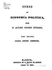 Front cover of Curso de economía política by Alvaro Flórez Estrada 