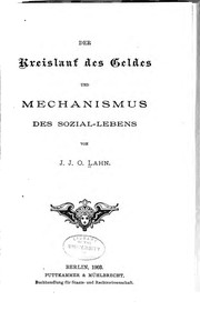 Front cover of Der kreislauf des geldes und mechanismus des sozialebens by Unknown