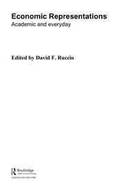 Cover of Economic representations by David F. Ruccio