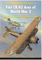 Front cover of Fiat CR.42 aces of World War 2 by Håkan Gustavsson