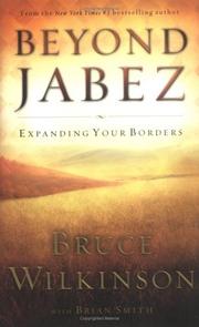 Cover of Beyond Jabez by Bruce Wilkinson