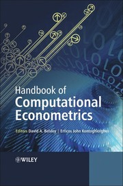 Front cover of Handbook of computational econometrics by David A. Belsley