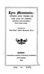 Cover of Lyra Messianica by Shipley, Orby