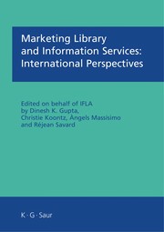 Front cover of Marketing library and information services by Dinesh K. Gupta