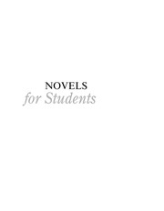 Cover of Novels for students by Ira Mark Milne