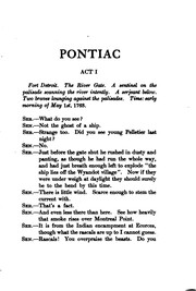 Cover of Pontiac by Alfred Carpenter Whitney