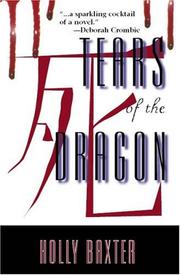 Front cover of Tears of the dragon by Holly Baxter
