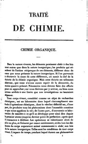Cover of Traité de chimie minerale, végétale et animale by Jöns Jacob Berzelius