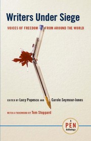 Cover of Writers under siege by Lucy Popescu