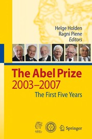 Cover of The Abel Prize by H. Holden