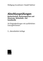 Front cover of Abschlussprüfungen by Wolfgang Grundmann