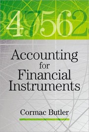 Cover of Accounting for financial instruments by Cormac Butler