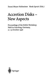 Front cover of Accretion disks by Emmi Meyer-Hofmeister