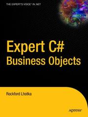 Front cover of Expert C# Business Objects (Books for Professionals by Professionals) by Rockford Lhotka