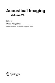 Cover of Acoustical Imaging by Iwaki Akiyama