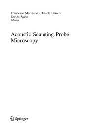 Cover of Acoustic Scanning Probe Microscopy by Francesco Marinello