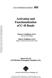 Front cover of Activation and functionalization of C-H bonds by Unknown