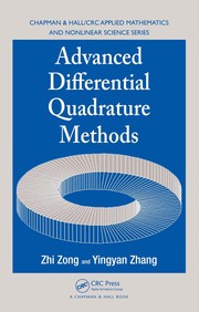 Front cover of Advanced differential quadrature methods by Zhi Zong