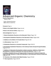 Front cover of Advanced organic chemistry by Reinhard Bruckner