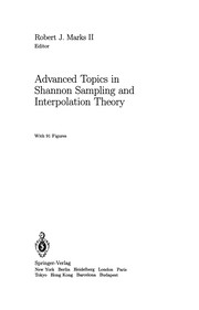 Front cover of Advanced Topics in Shannon Sampling and Interpolation Theory by Robert J. Marks