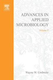 Front cover of Advances in applied microbiology by W. W. Umbreit