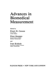 Front cover of Advances in Biomedical Measurement by Ewart R. Carson