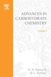 Cover of Advances in carbohydrate chemistry by William Ward Pigman